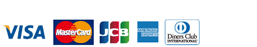 各種クレジットカードをご利用いただけます。