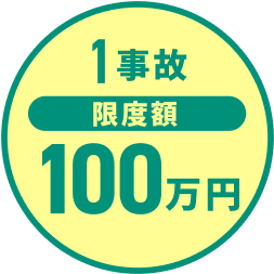 1事故の限度額100万円